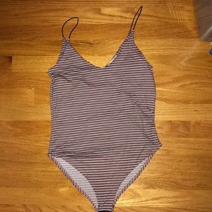 Stripped Bodysuit